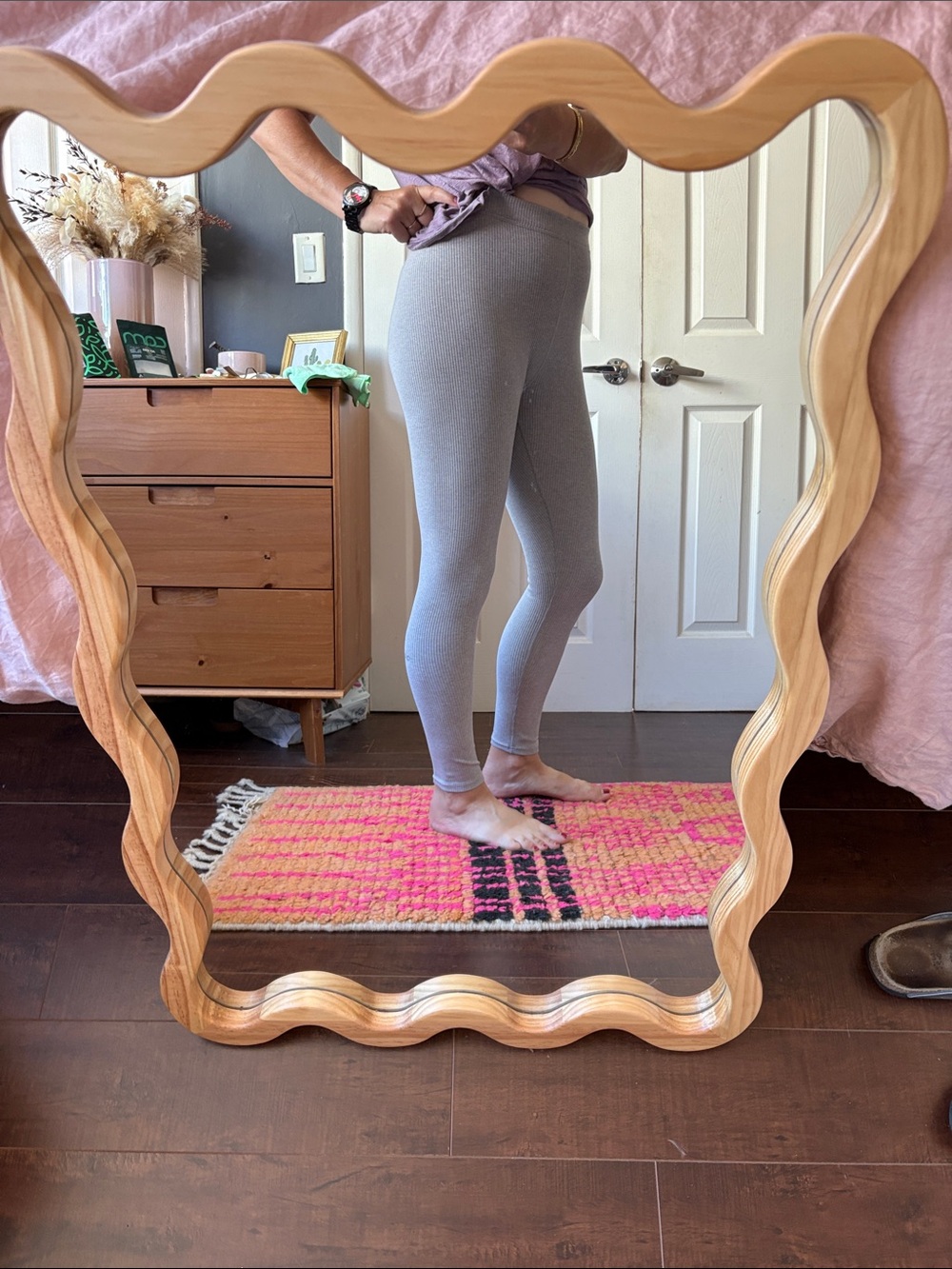 ALO Yoga Gray Ribbed Knit Leggings - Comfortable Everyday Bottoms